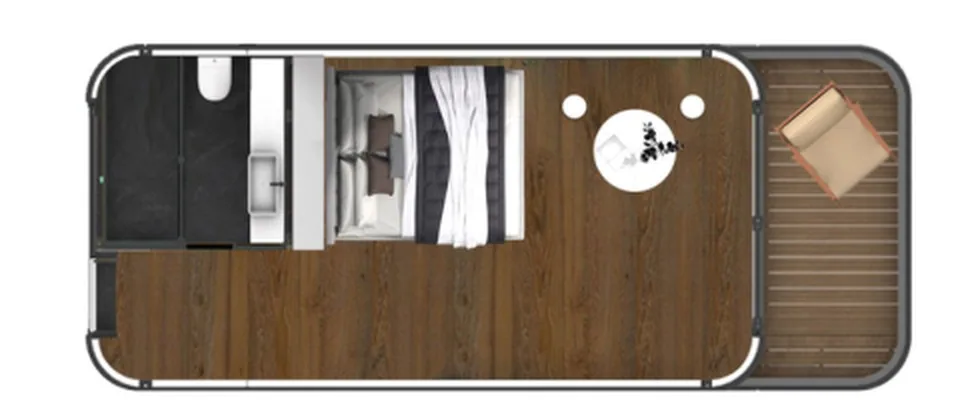 Y10 Mobile Cabin floor plan